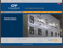 Tablet Screenshot of custompowerproducts.com